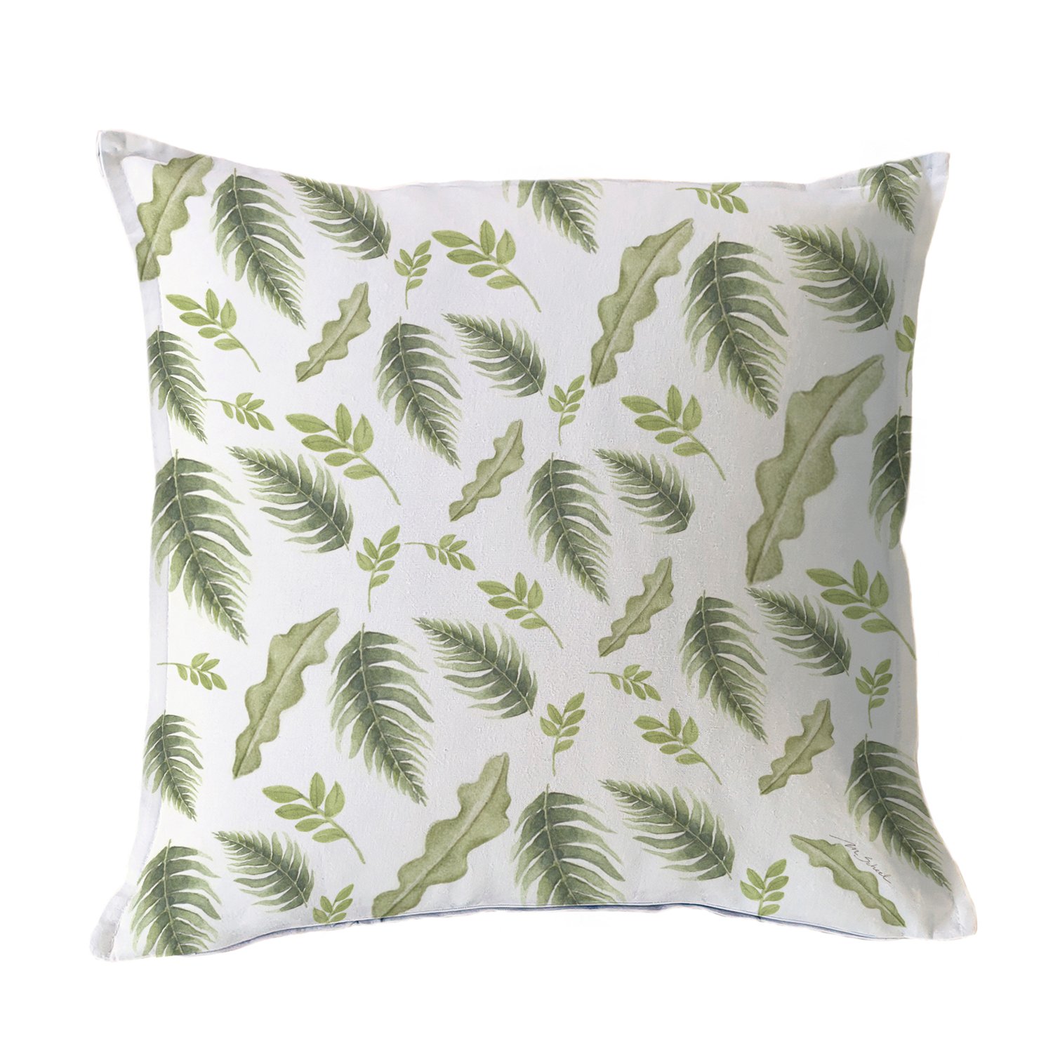FUNDA COJÍN ESTAMPADO 45X45 PRIMAVERA VERDE - 1