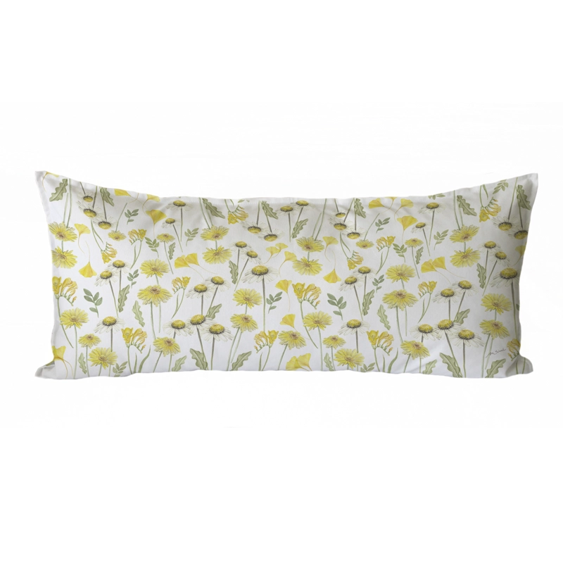 COJÍN ESTAMPADO 40X90 PRIMAVERA AMARILLA XL - 1
