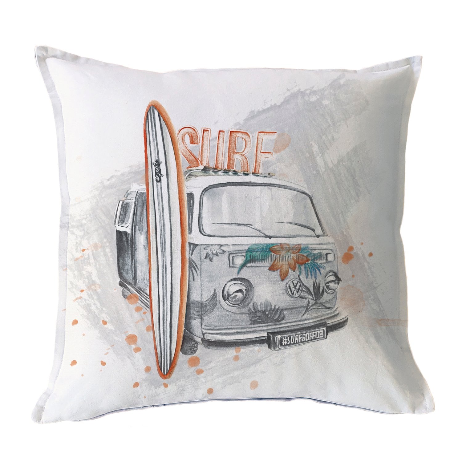 FUNDA COJÍN ESTAMPADO 45X45 COMBI SURF - 1