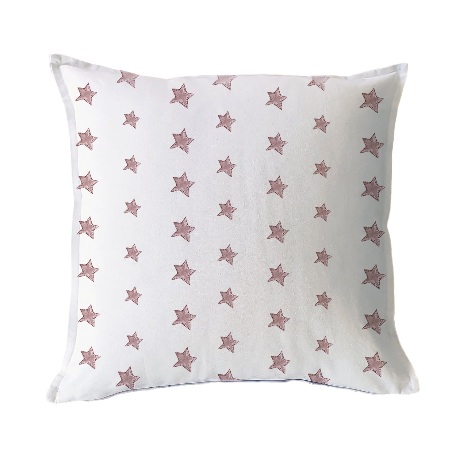 FUNDA COJÍN ESTAMPADO 45X45 ESTRELLITAS ROSA - 1