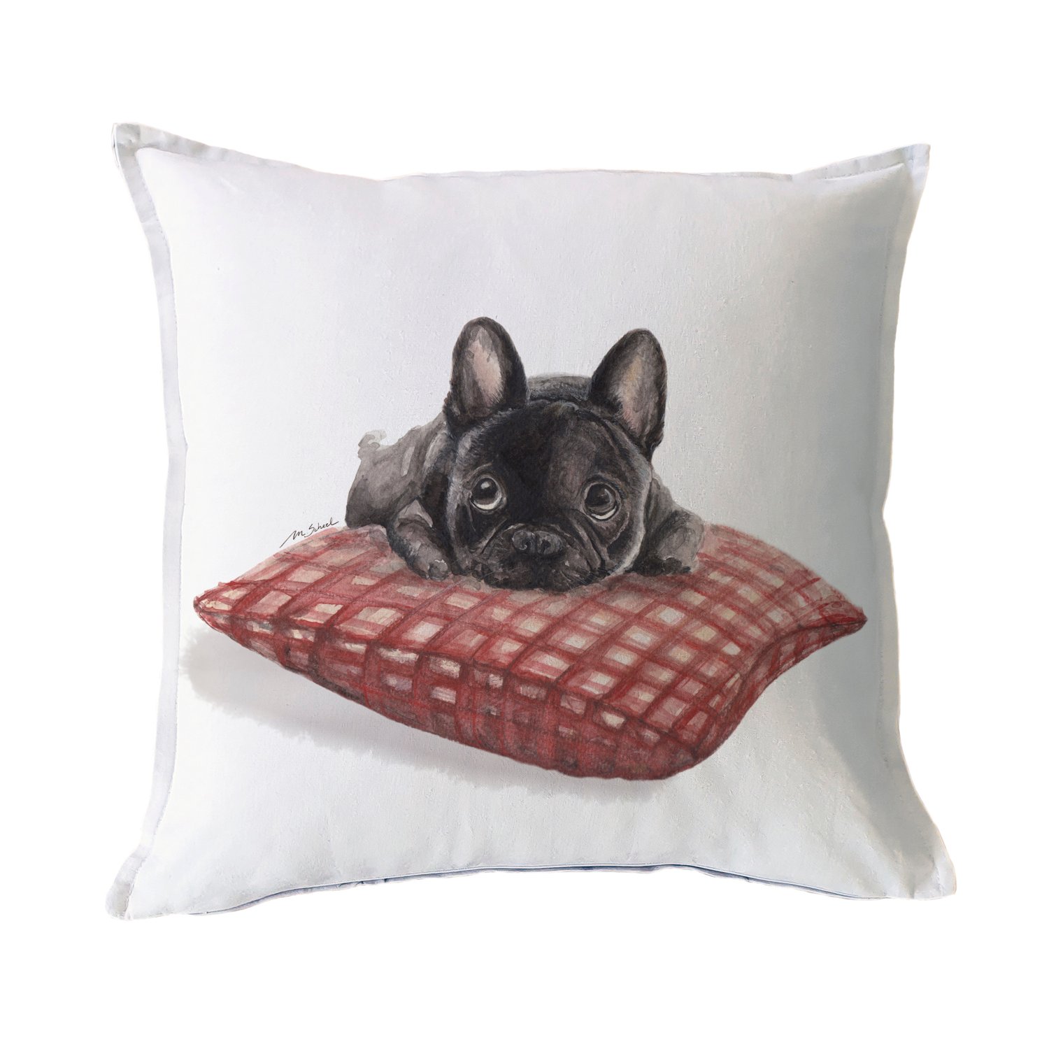 FUNDA COJÍN ESTAMPADO 45X45 BRUNA BULLDOG - 1