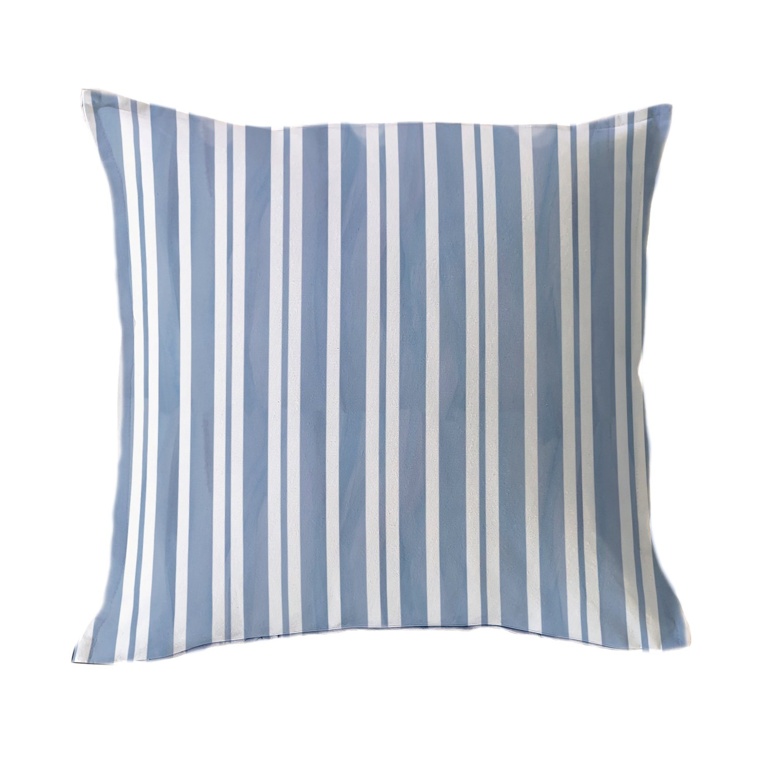 FUNDA COJÍN ESTAMPADO 45X45 FRANJAS AZUL - 1