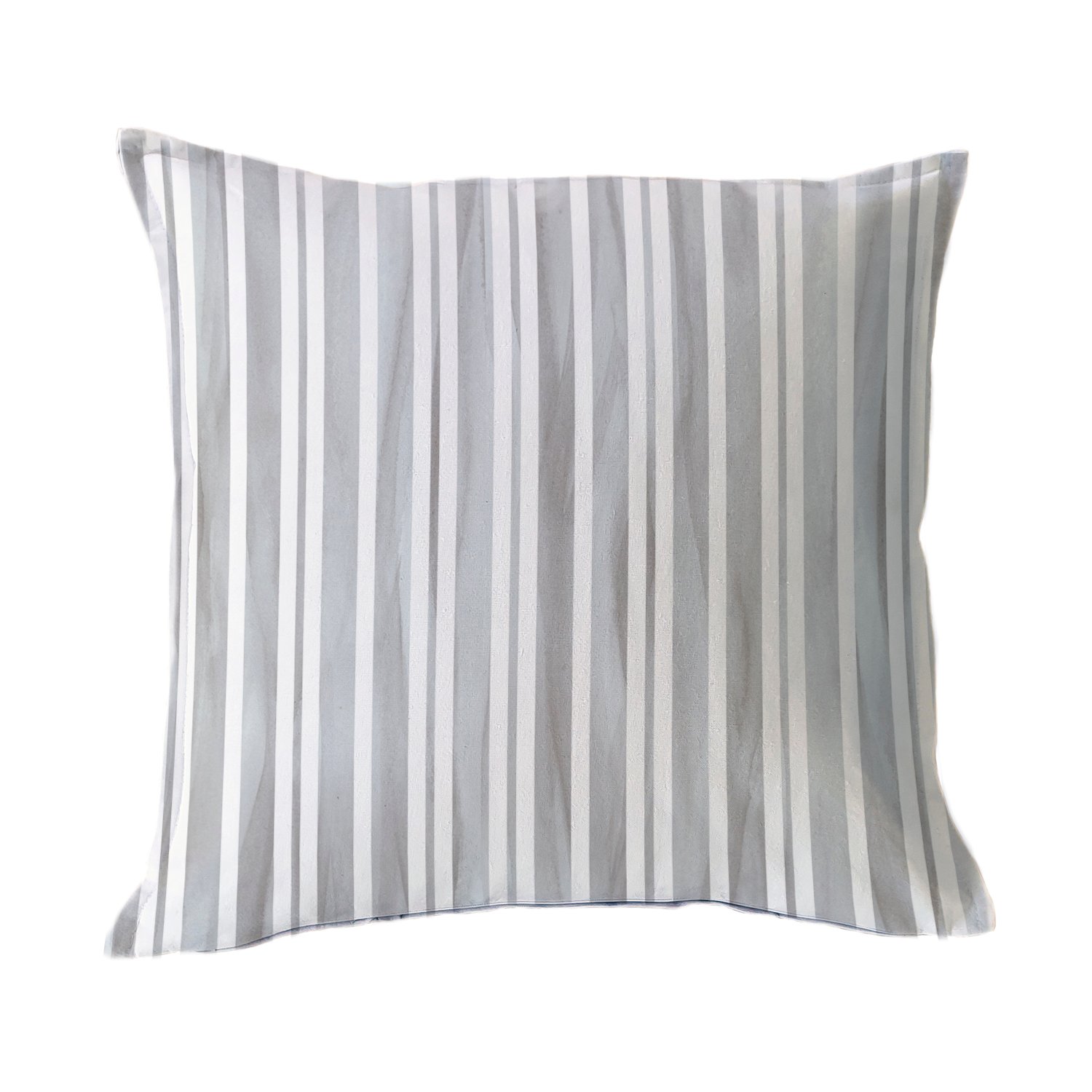FUNDA COJÍN ESTAMPADO 45X45 FRANJAS GRIS - 1