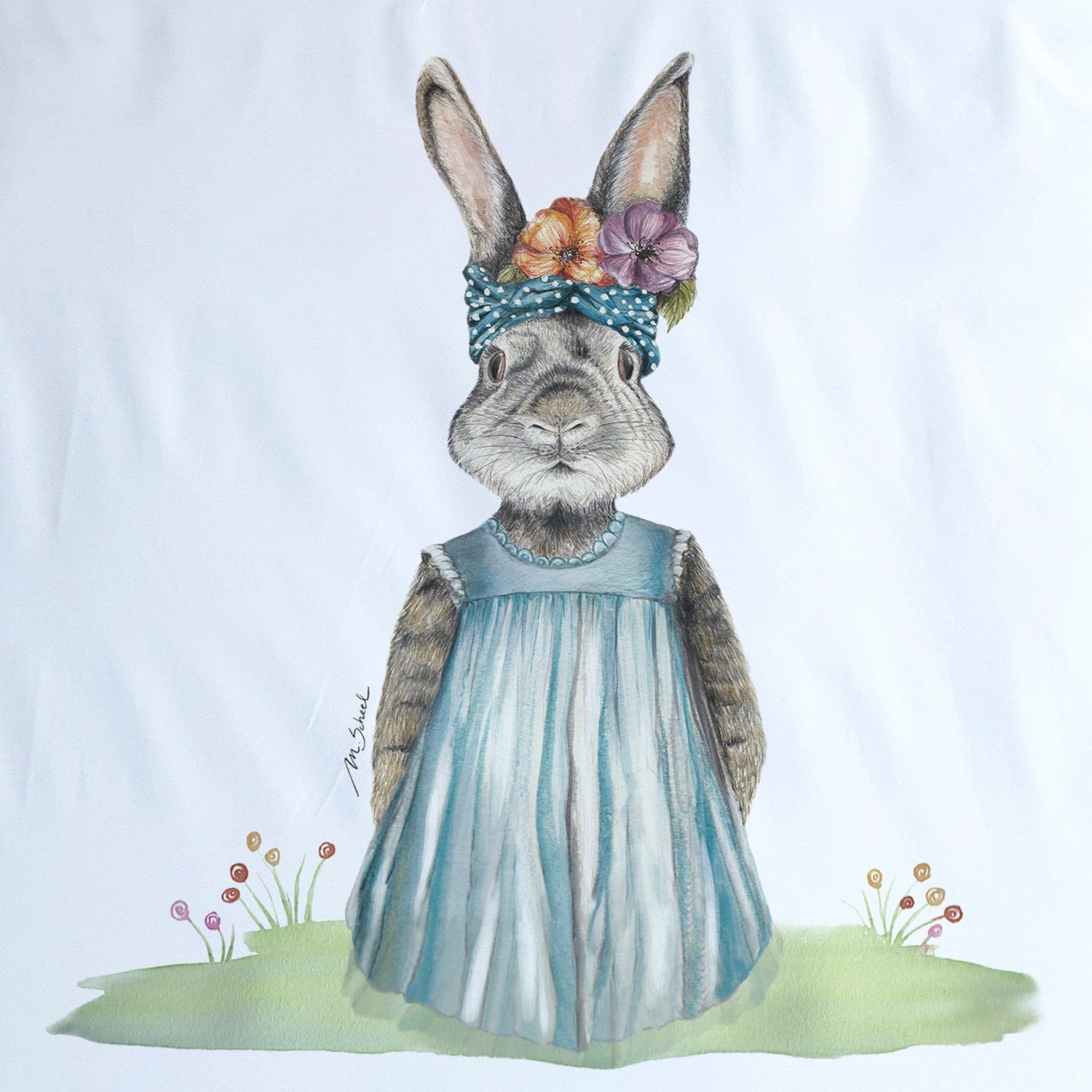 FUNDA PLUMÓN KING KIDS CONEJA FLORA - 2