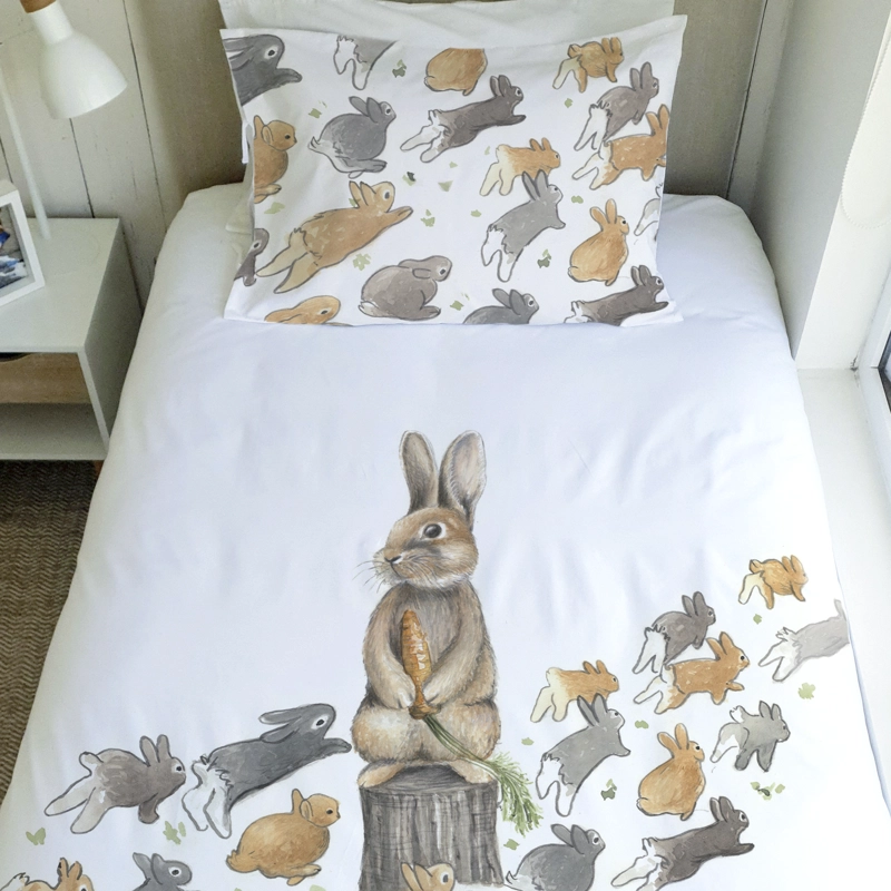 FUNDA PLUMÓN 1 PLAZA KIDS PEDRO RABBIT - 2