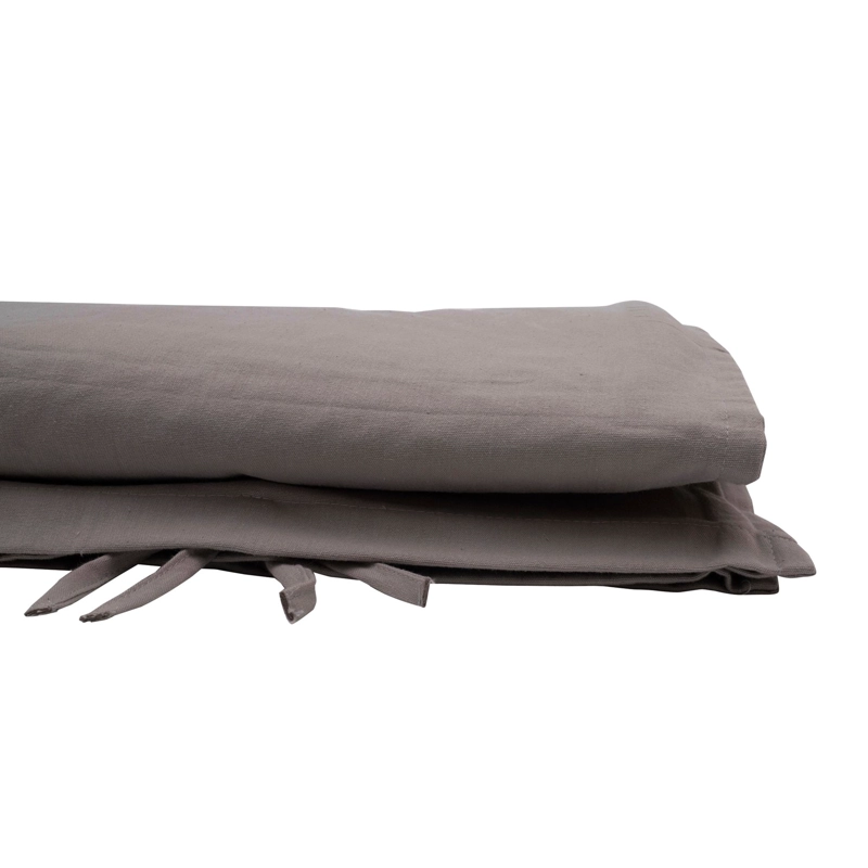 PIECERA CASA ALVARINHO ALGODÓN TAUPÉ SW 220X80 - 3