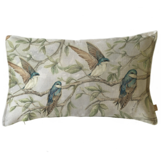 FUNDA MARGARITA SCHEEL PARA CASA ALVARINHO COJÍN MARISA GOLONDRINAS 50 X 30 CM MULTICOLOR - 1