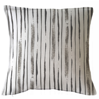 FUNDA COJÍN MARGARITA SCHEEL PARA CASA ALVARINHO MARISA ABSTRACTO LINEAL GRIS 45 X 45 CM MULTICOLOR - 1