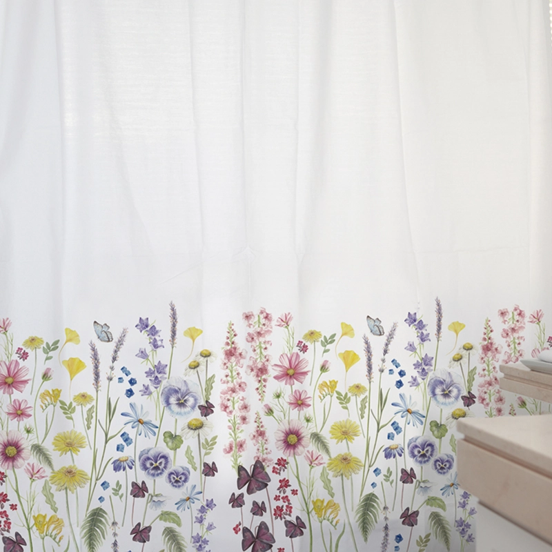 CORTINA DE BAÑO ALGODÓN PRIMAVERA MULTICOLOR - 2