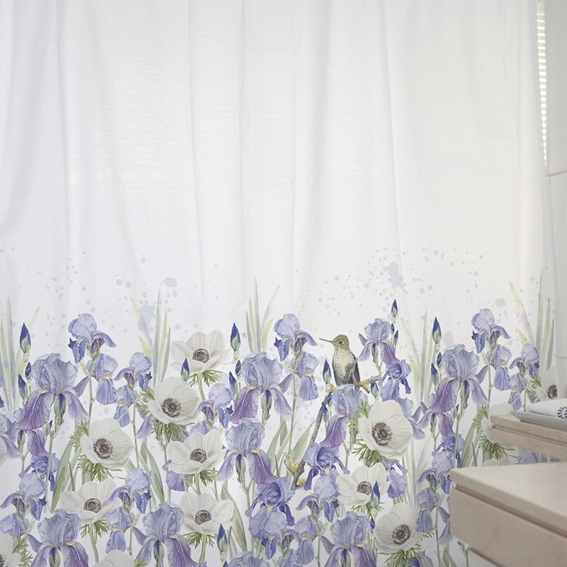 CORTINA DE BAÑO ALGODÓN JARDÍN DE IRIS - 2