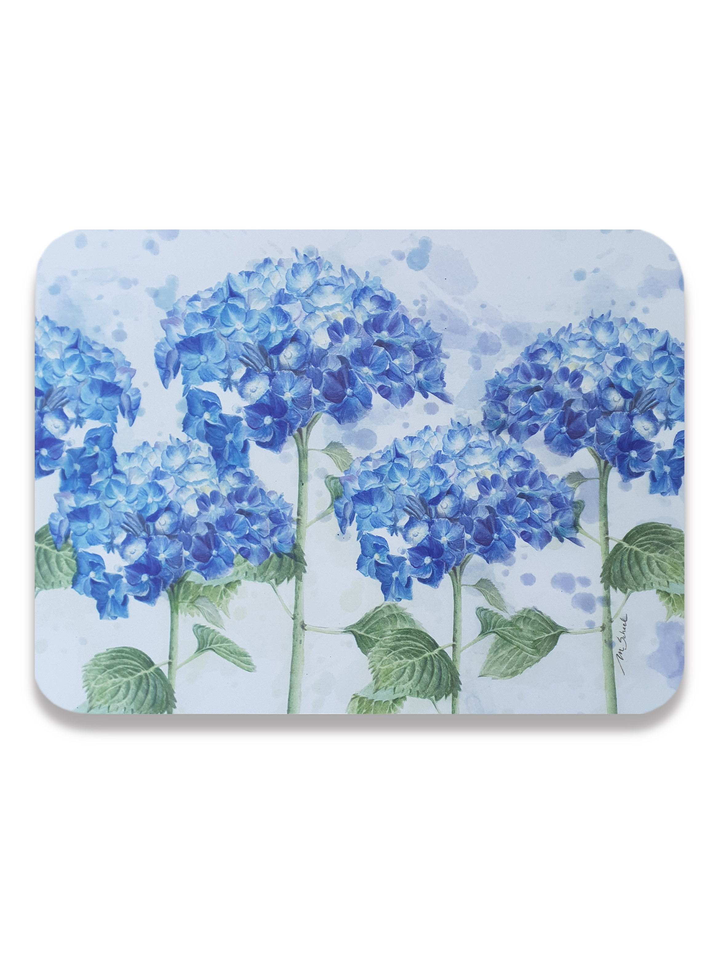 PACK 4 INDIVIDUALES MARGARITA SCHEEL CASA ALVARINHO HORTENSIA RECTANGULAR - 1