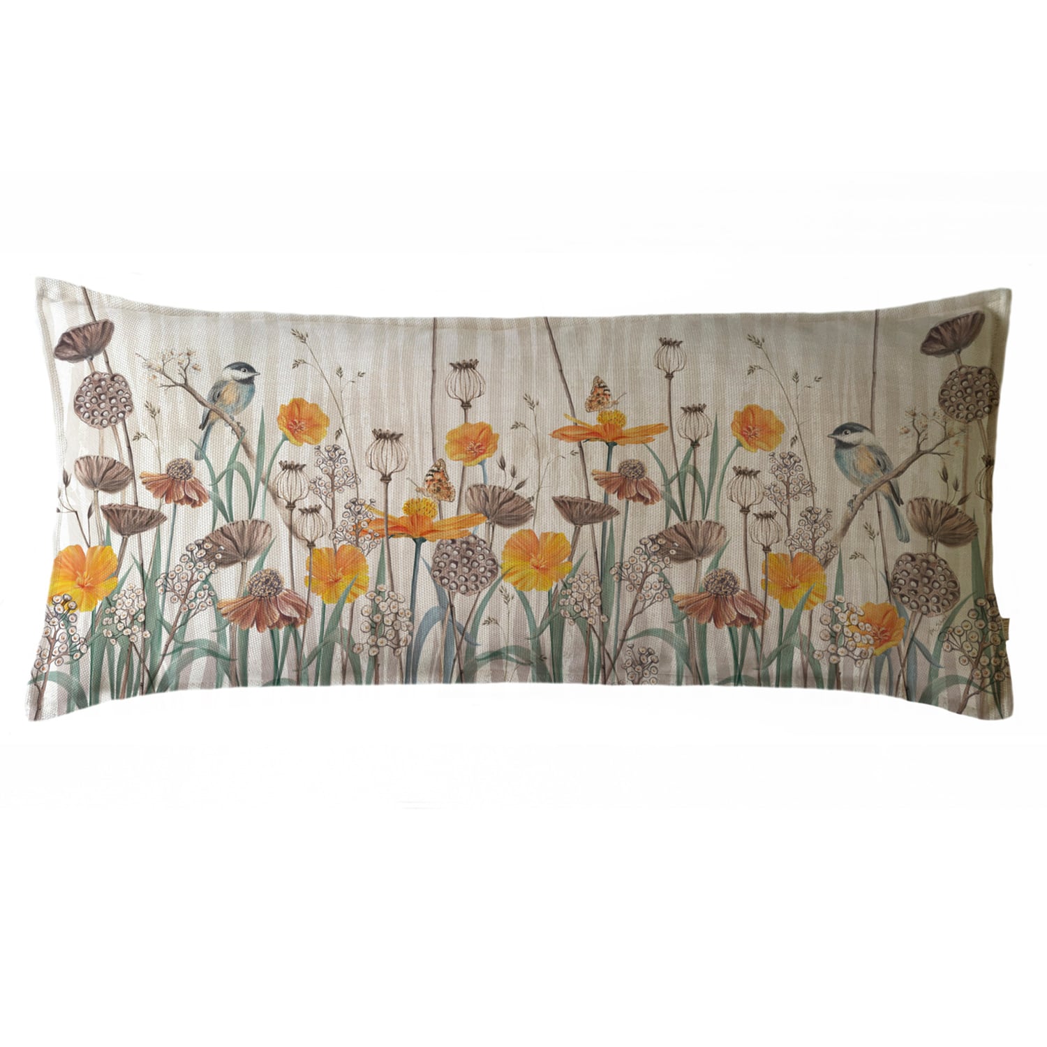 COJÍN MARGARITA SCHEEL PARA CASA ALVARINHO MARISA CICLO AMAPOLAS XL 90 X 40 CM MULTICOLOR - 1