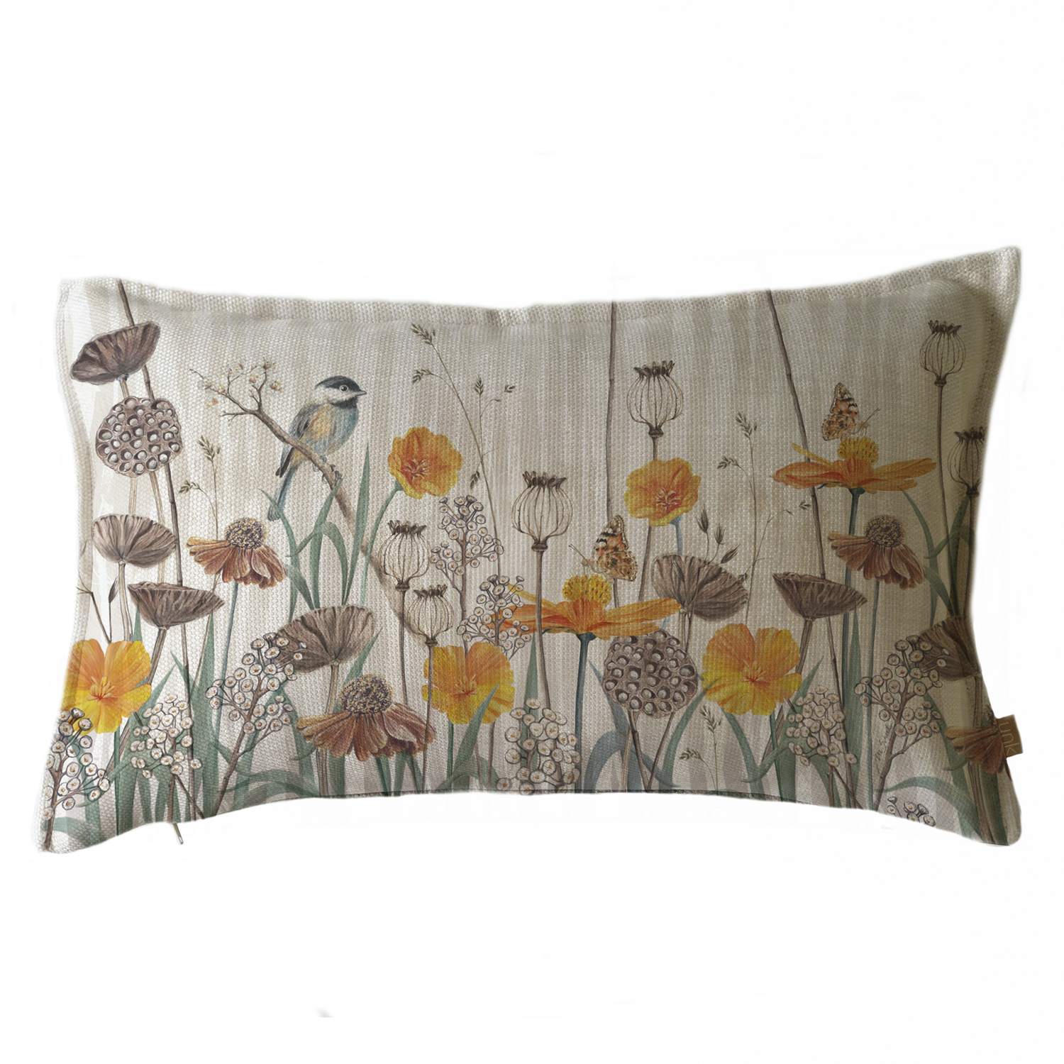 FUNDA COJÍN MARGARITA SCHEEL PARA CASA ALVARINHO MARISA CICLO AMAPOLAS 50 X 30 CM MULTICOLOR - 1