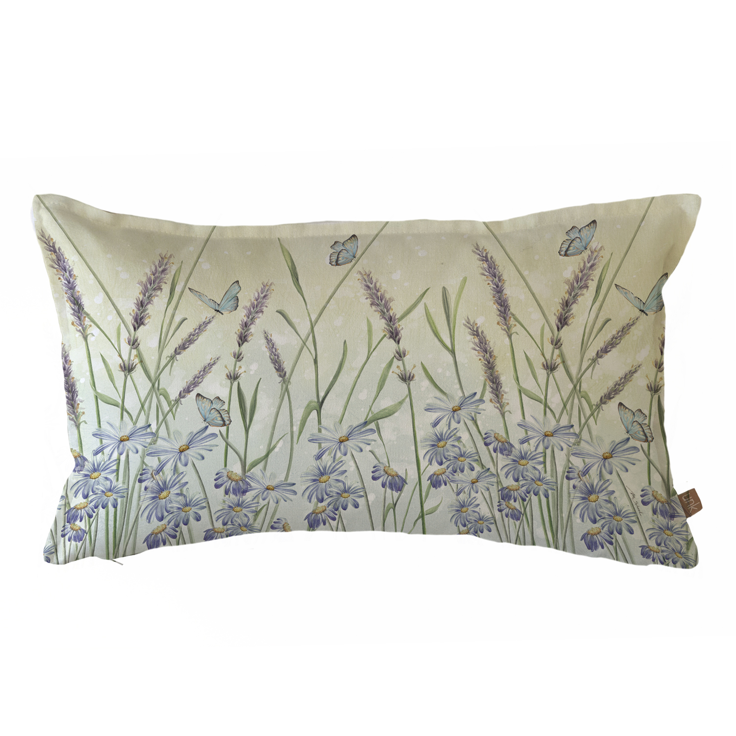 FUNDA COJÍN MARGARITA SCHEEL PARA CASA ALVARINHO ALGODÓN JARDÍN LAVANDA 50 X 30 CM MULTICOLOR - 1