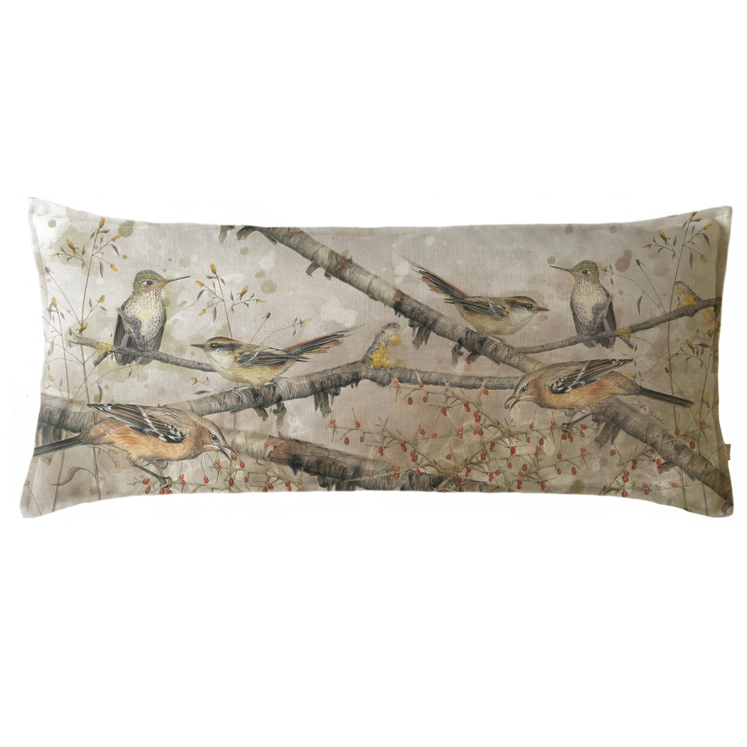 FUNDA COJÍN MARGARITA SCHEEL PARA CASA ALVARINHO MARISA MIX RAYADITO XL 90 X 40 CM MULTICOLOR - 1