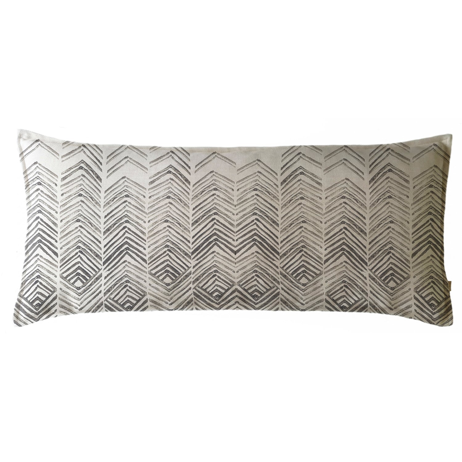 COJÍN MARGARITA SCHEEL PARA CASA ALVARINHO MARISA ABSTRACTO ESPIGAS XL 90 X 40 CM GRIS - 1