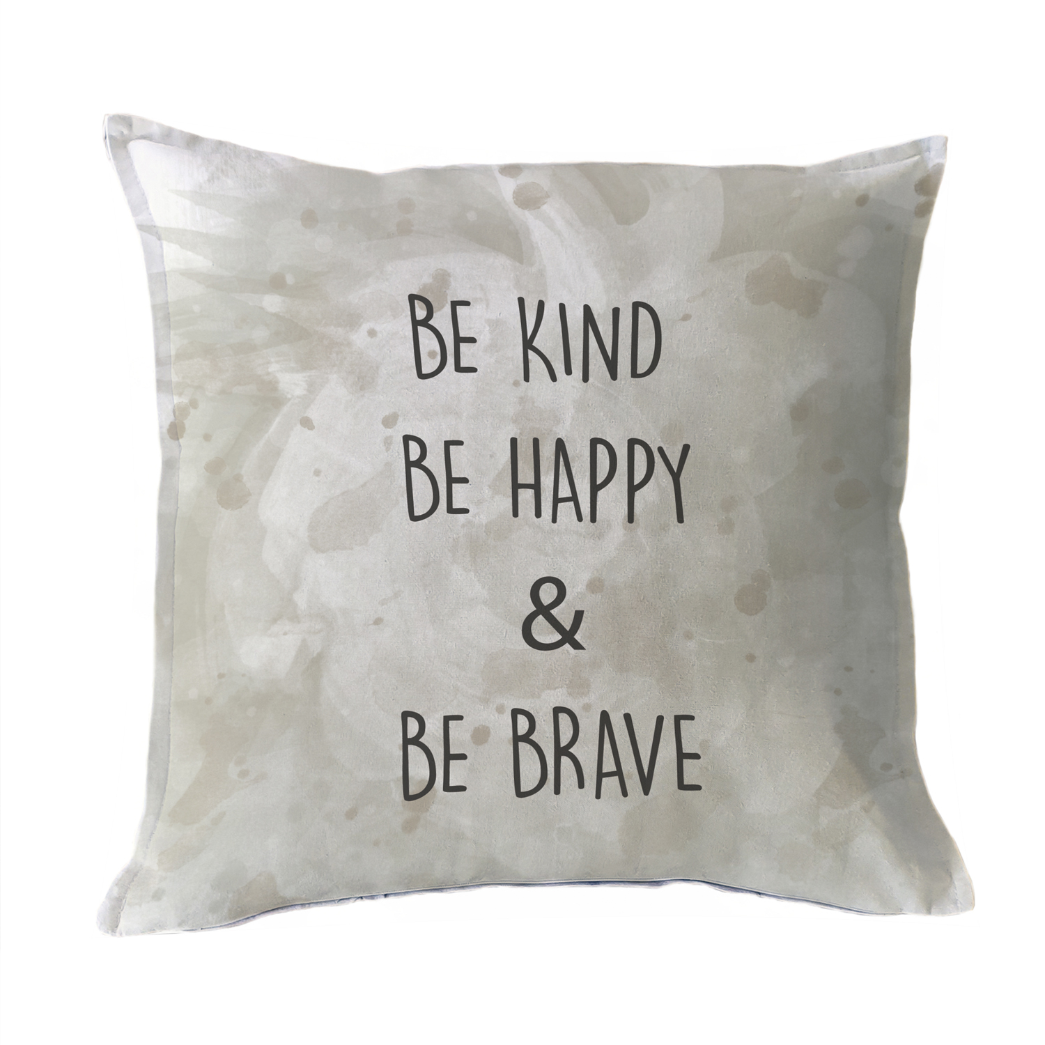 FUNDA COJÍN MARGARITA SCHEEL PARA CASA ALVARINHO ALGODÓN KIND HAPPY AND BRAVE 45 X 45 CM MULTICOLOR - 1