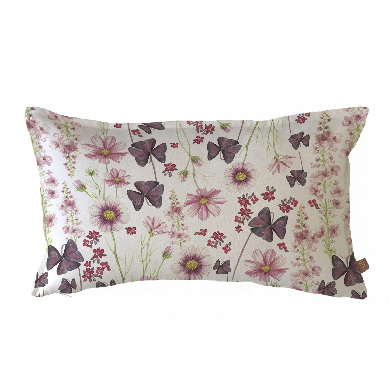 FUNDA COJÍN MARGARITA SCHEEL PARA CASA ALVARINHO ALGODÓN PRIMAVERA 50 X 30 CM ROSA - 1
