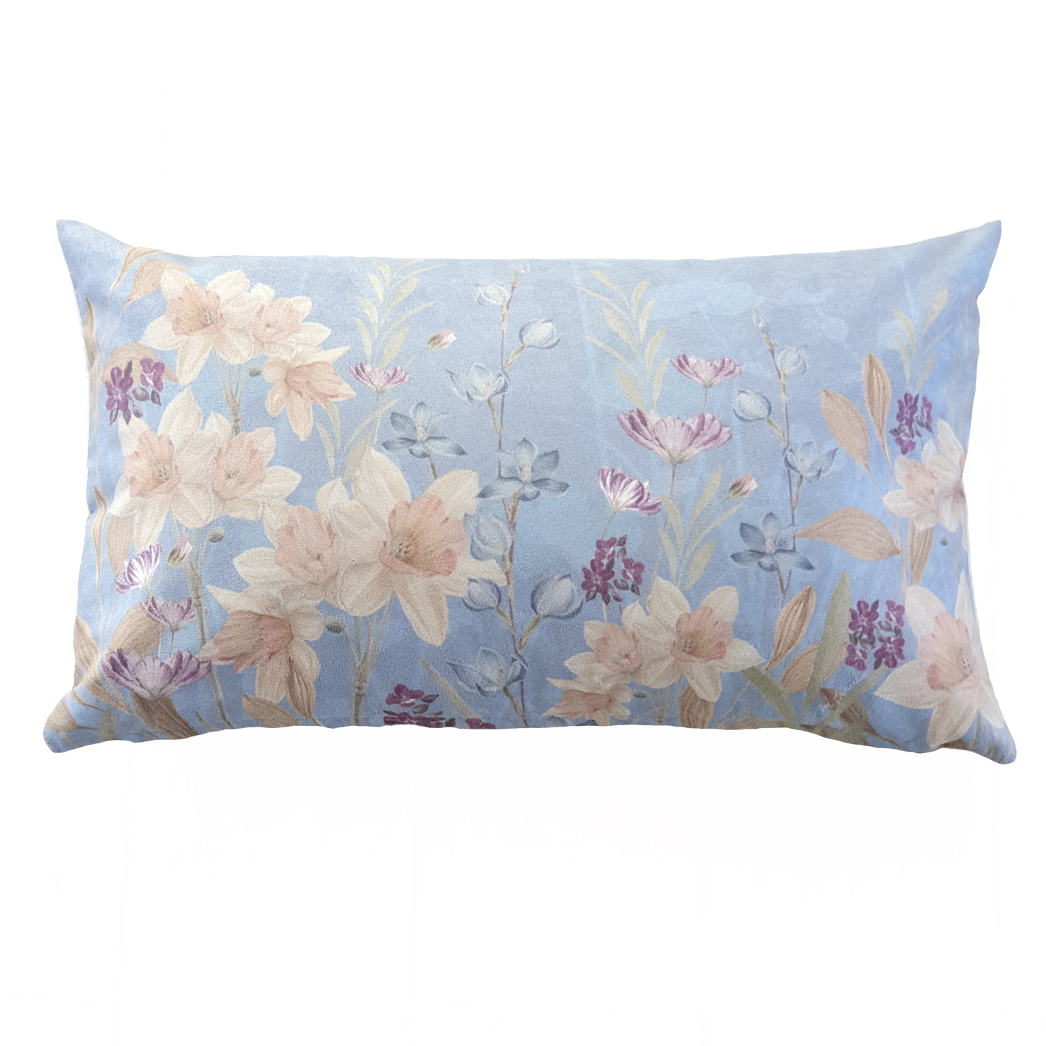FUNDA COJÍN MARGARITA SCHEEL PARA CASA ALVARINHO GAMUZA JARDÍN NARCISOS 50 X 30 CM MULTICOLOR - 1