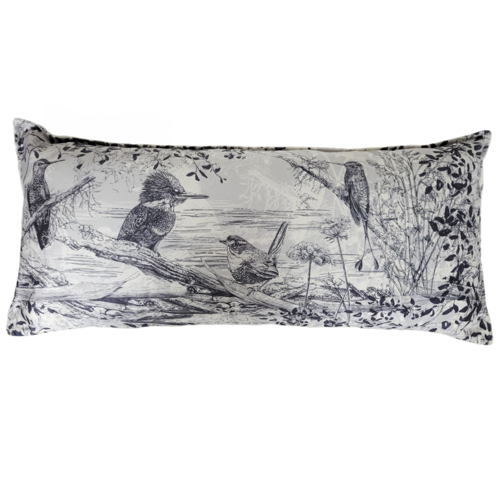 COJÍN MARGARITA SCHEEL PARA CASA ALVARINHO VELVET SOMBRAS NATIVAS XL 90 X 40 CM MULTICOLOR - 1