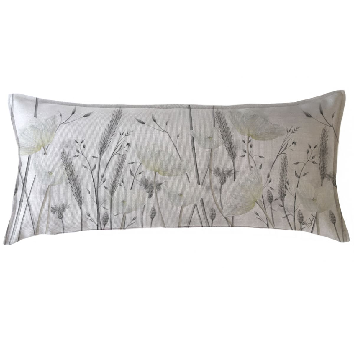 COJÍN MARGARITA SCHEEL PARA CASA ALVARINHO MARISA AMAPOLAS Y TRIGOS XL 90 X 40 CM MULTICOLOR - 1