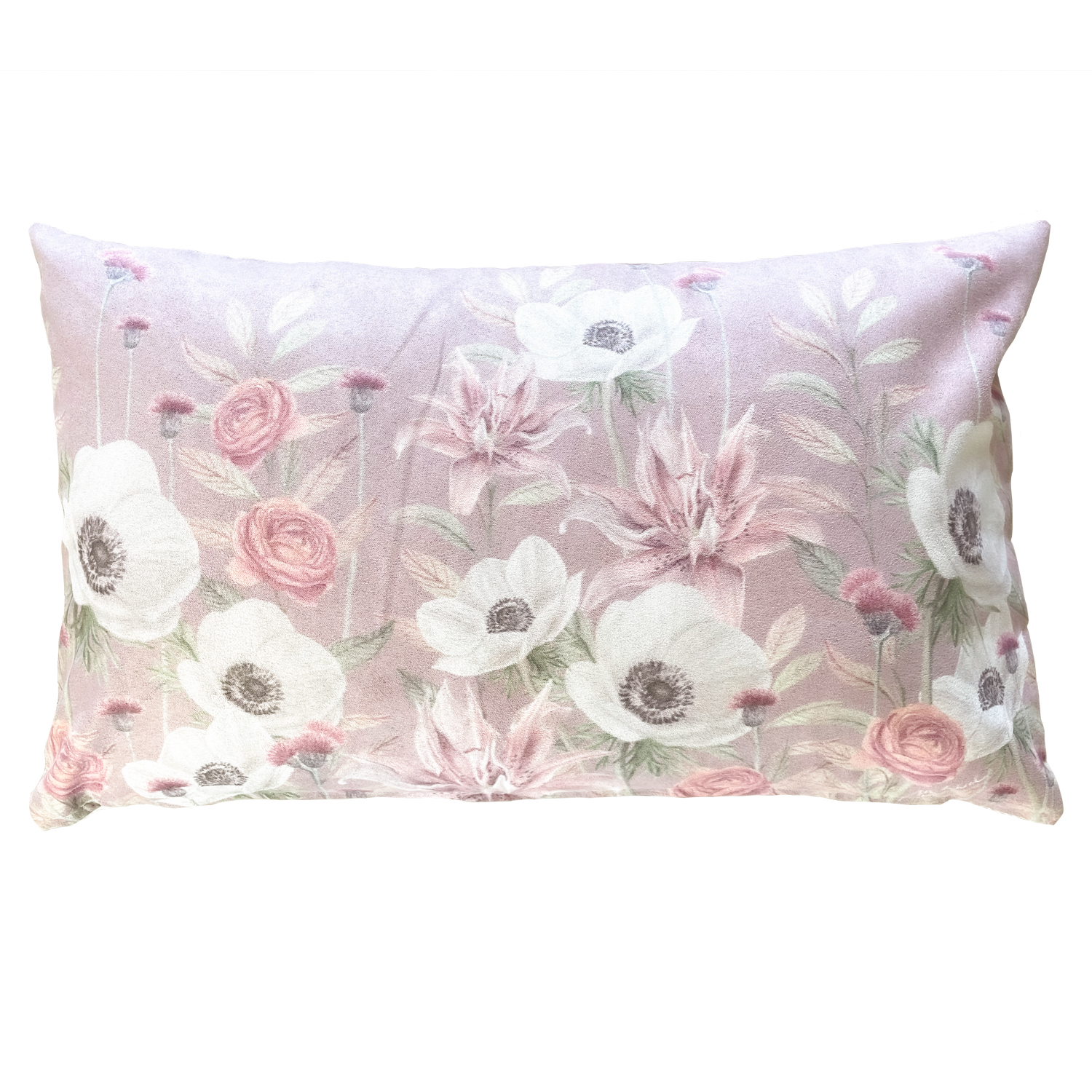 FUNDA COJIN MARGARITA SCHEEL PARA CASA ALVARINHO GAMUZA ANEMONE 50 X 30 CM BLANCO