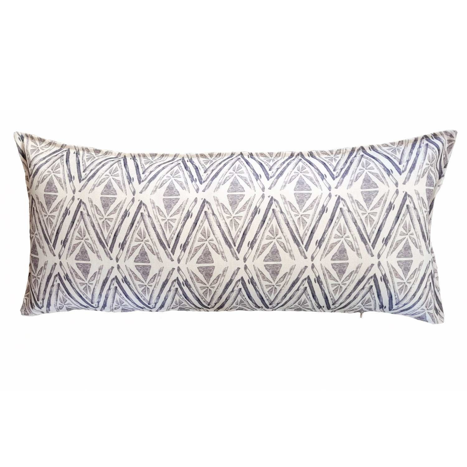 FUNDA COJIN MARGARITA SCHEEL PARA CASA ALVARINHO MARISA ROMBOS TRIBALES XL 90 X 40 CM MULTICOLOR