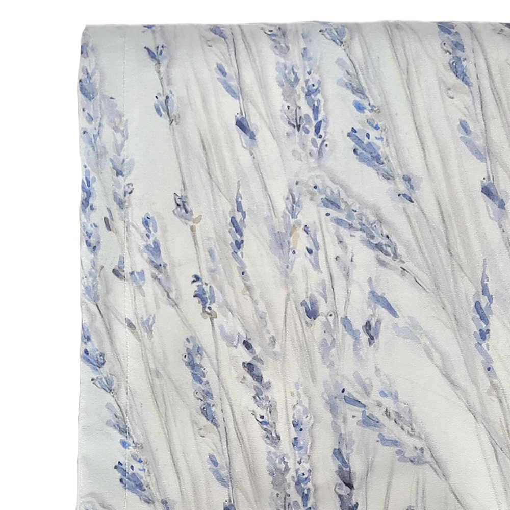 PIECERA MARGARITA SCHEEL PARA CASA ALVARINHO VELVET LAVANDA 220 X 90 CM TERCIOPELO CRUDO - 3