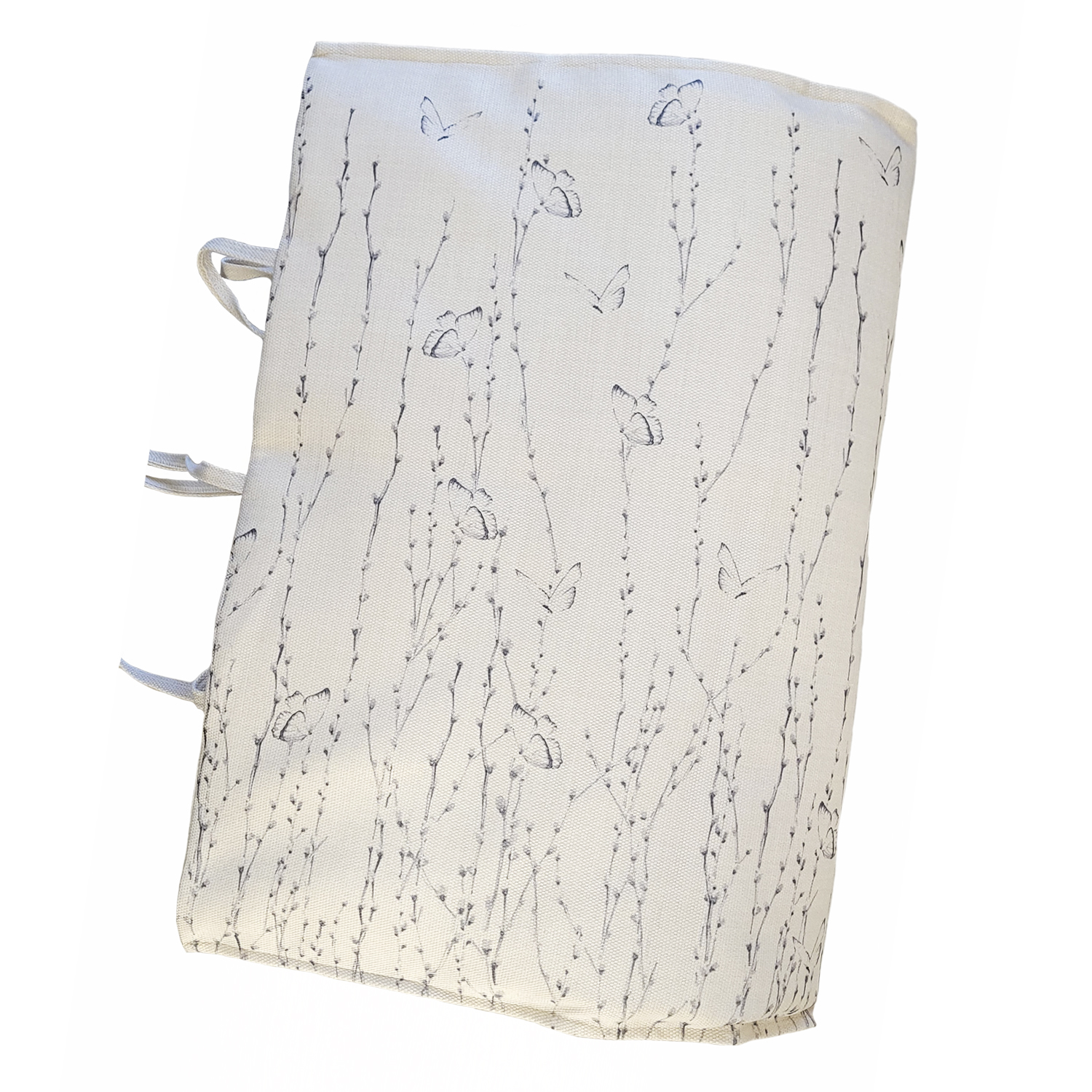 PIECERA MARGARITA SCHEEL PARA CASA ALVARINHO MARISA BROTES MARIPOSAS 140 X 70 CM CRUDO