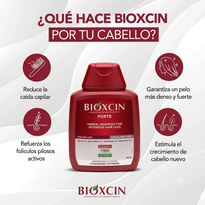SHAMPOO BIOXCIN FORTE 300ML - 3