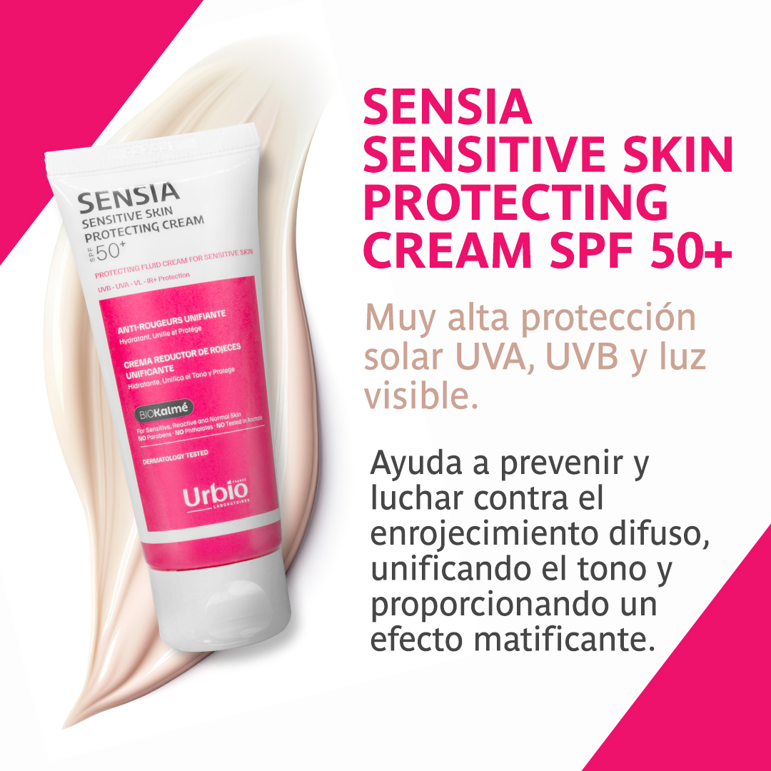 CREMA ROSTRO Y CUELLO URBIO SPF 50+ 40 ML SENSIA SENSITIVE SKIN PROTECTING FLUID CREAM 50+ - 2