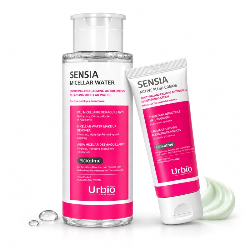 DUO HIDRATACION PIEL SENSIBLE: CREMA HIDRATANTE CALMANTE 40ML + AGUA MICELAR 300ML - 1