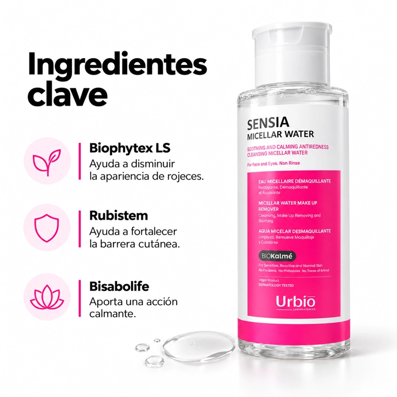 DUO HIDRATACION PIEL SENSIBLE: CREMA HIDRATANTE CALMANTE 40ML + AGUA MICELAR 300ML - 4