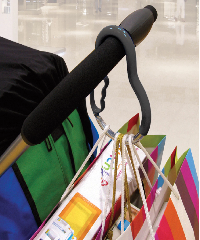 GANCHO BUGGYHOOKS PARA COLGAR BOLSOS NEGRO - 2