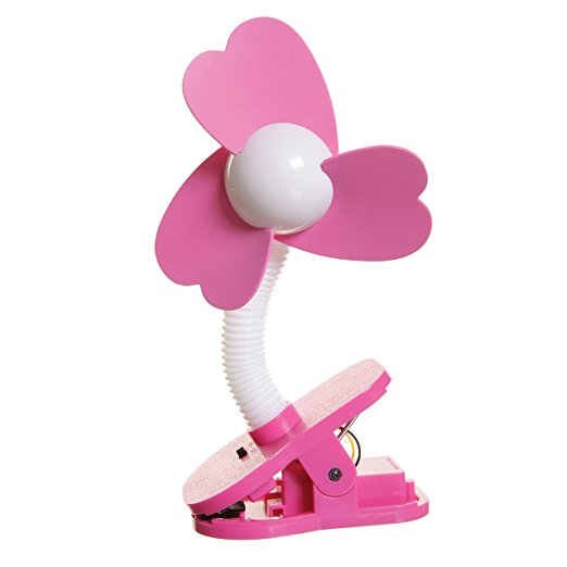 VENTILADOR DREAM BABY PARA COCHES Y CUNAS ROSADO - 1