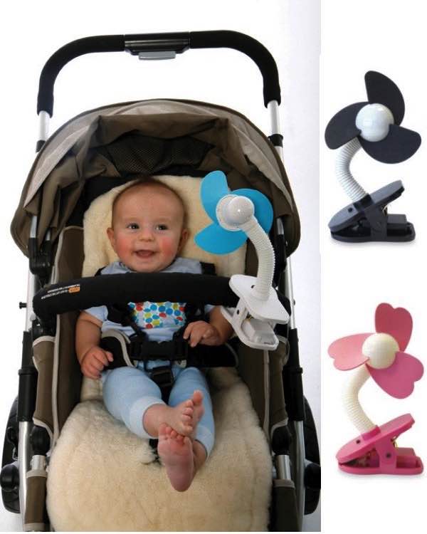 VENTILADOR DREAM BABY PARA COCHES Y CUNAS ROSADO - 2