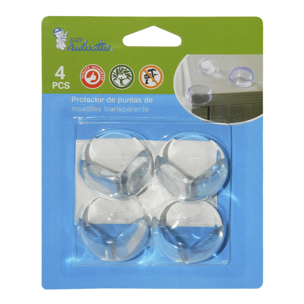PROTECTOR BABY DULCCITTO PUNTAS REDONDO TRANSPARENTE - 2