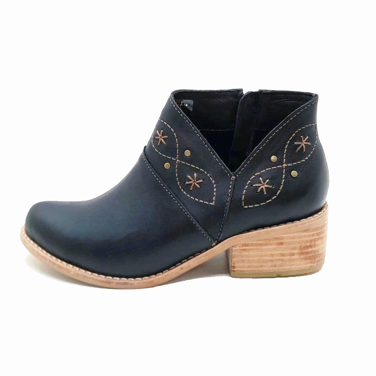 BOTIN ISABELLA CUERO NEGRO - 1