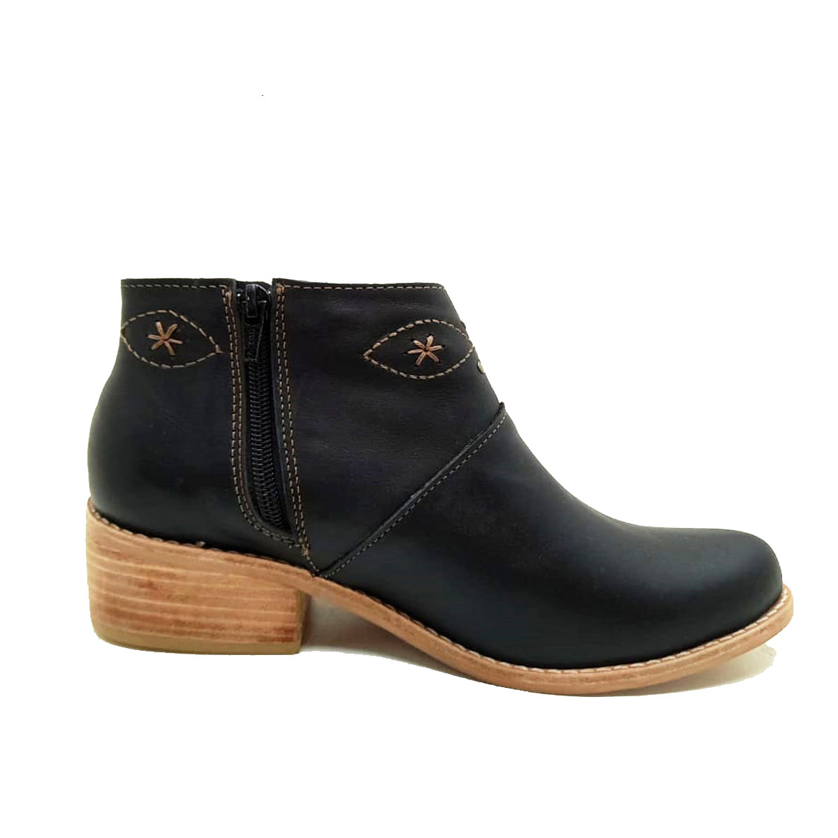 BOTIN ISABELLA CUERO NEGRO - 2
