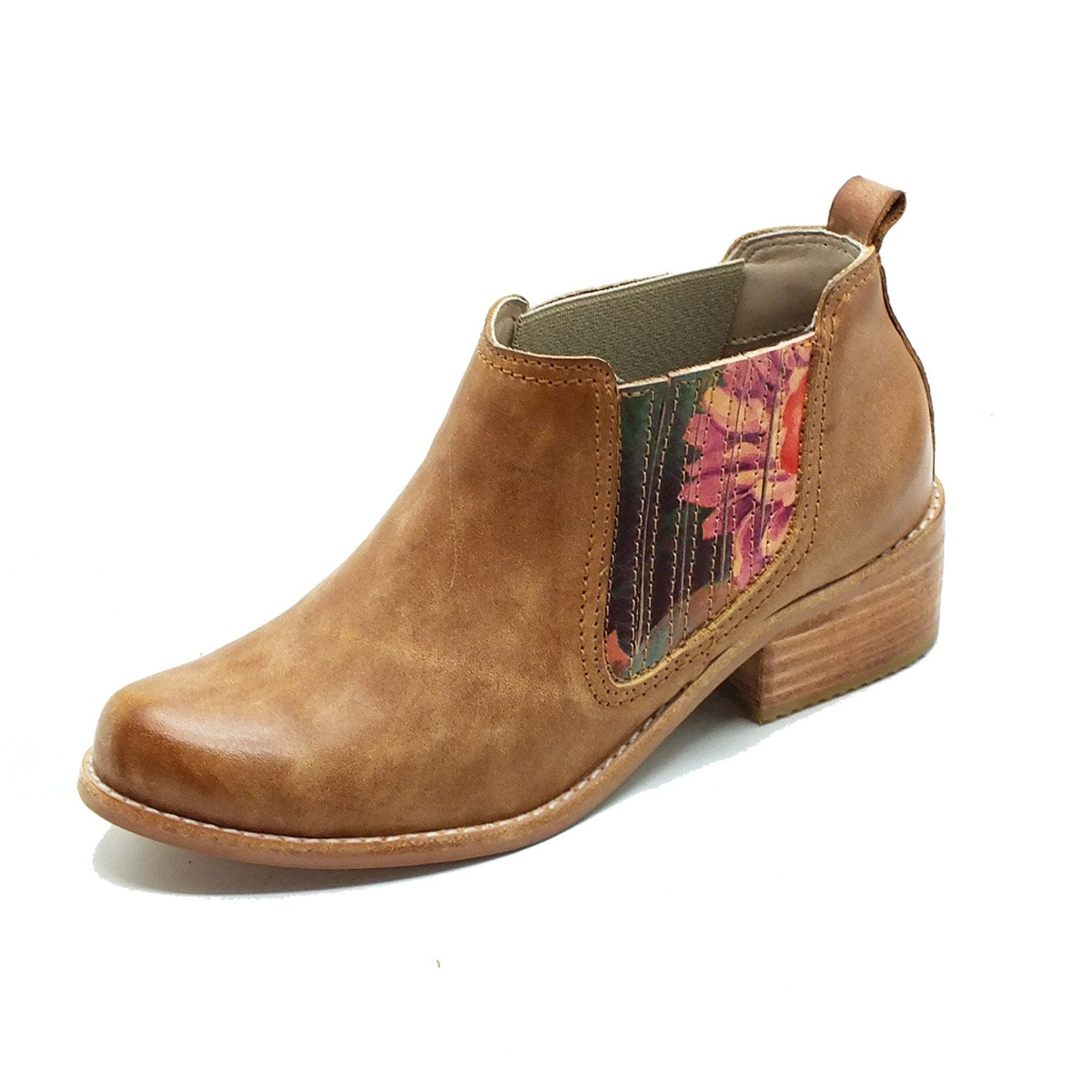 BOTIN ROSE CUERO CAMEL - 2