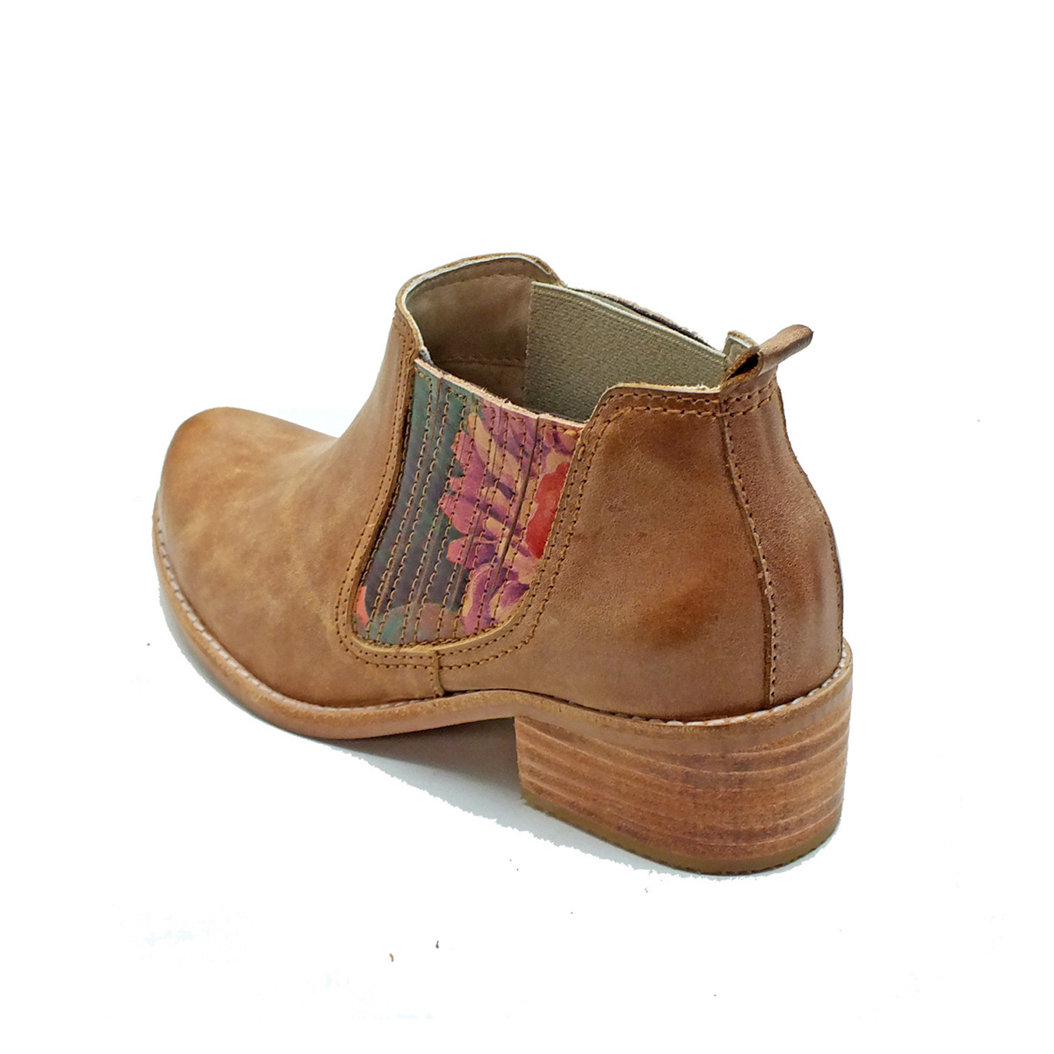 BOTIN ROSE CUERO CAMEL - 4