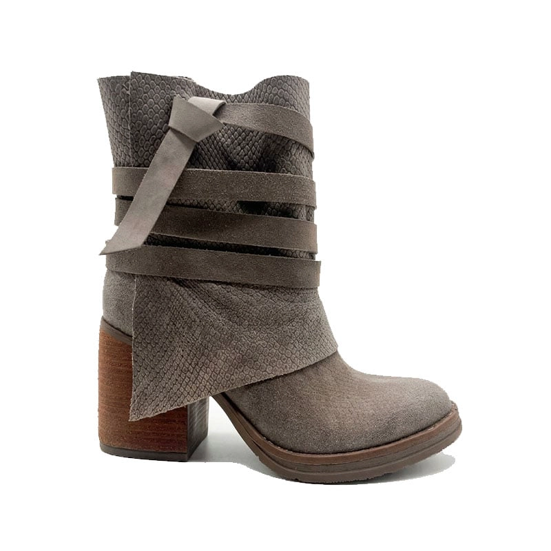 BOTA TRINIDAD CUERO TAUPE AMANO SHOES - 2