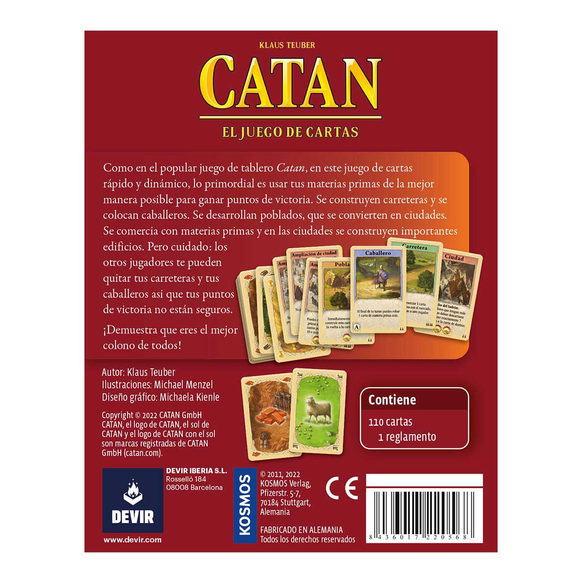 JUEGO DE CARTAS DEVIR CATAN EL - 2