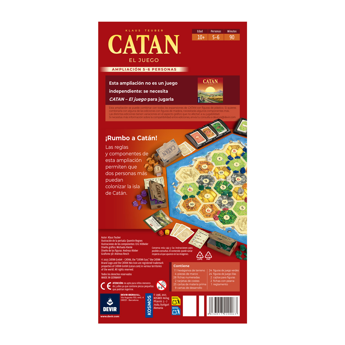 CATAN: AMPLIACIÓN 5-6 JUGADORES - 2