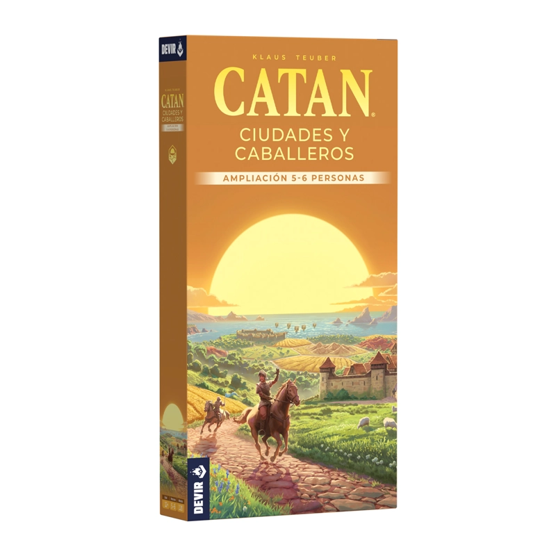 JUEGO DEVIR CATAN: CIUDADES Y CABALLEROS EXP. 5-6 JUGADORES - 1