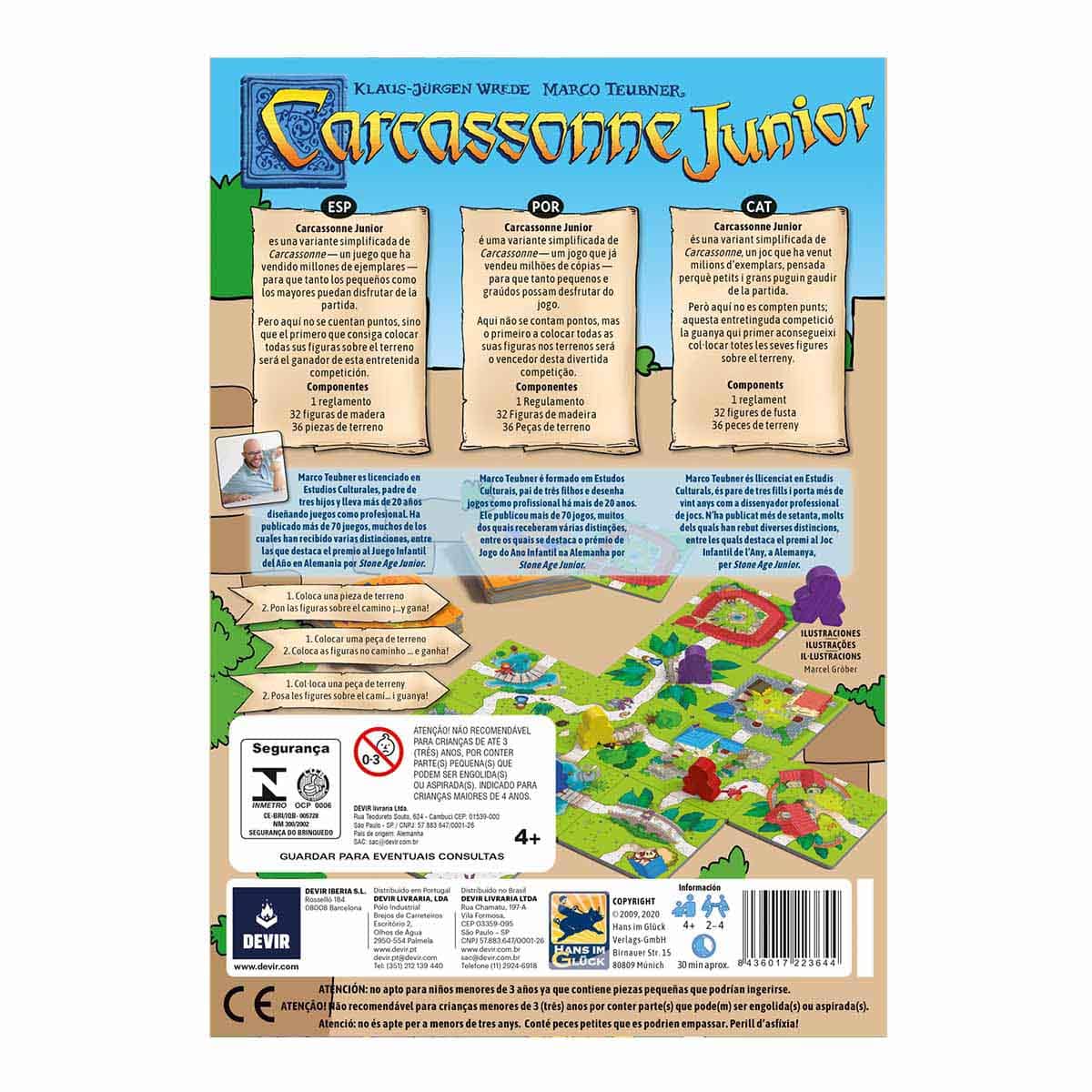 JUEGO DEVIR CARCASSONNE JUNIOR - 2