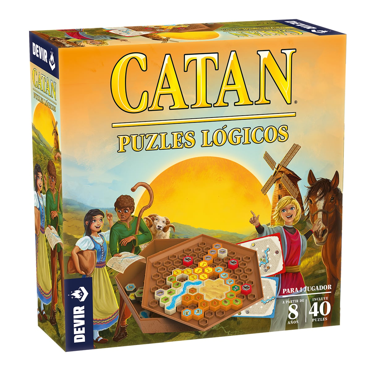 JUEGO DEVIR CATAN: PUZLES LÓGICOS - 1