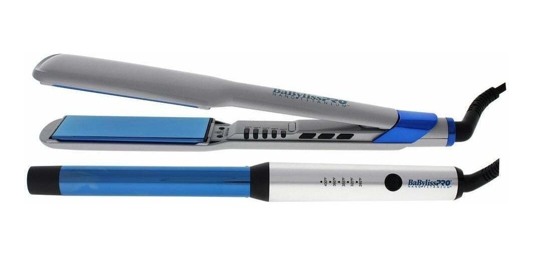 ALISADOR DE CABELLO BABYLISS BNTSL131TUS PLANCHA PRO ALISADORA TITANIO 1 1/2 RIZADOR - 4