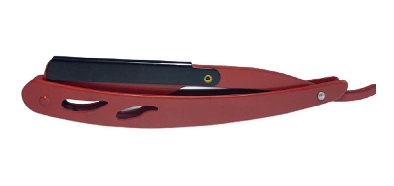 NAVAJIN ACERO INOXIDABLE PARA BARBERO | ROJO - 1