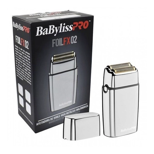BABYLISS PRO AFEITADORA PLATEADO DOBLE HOJA FOIL FX02 - 1